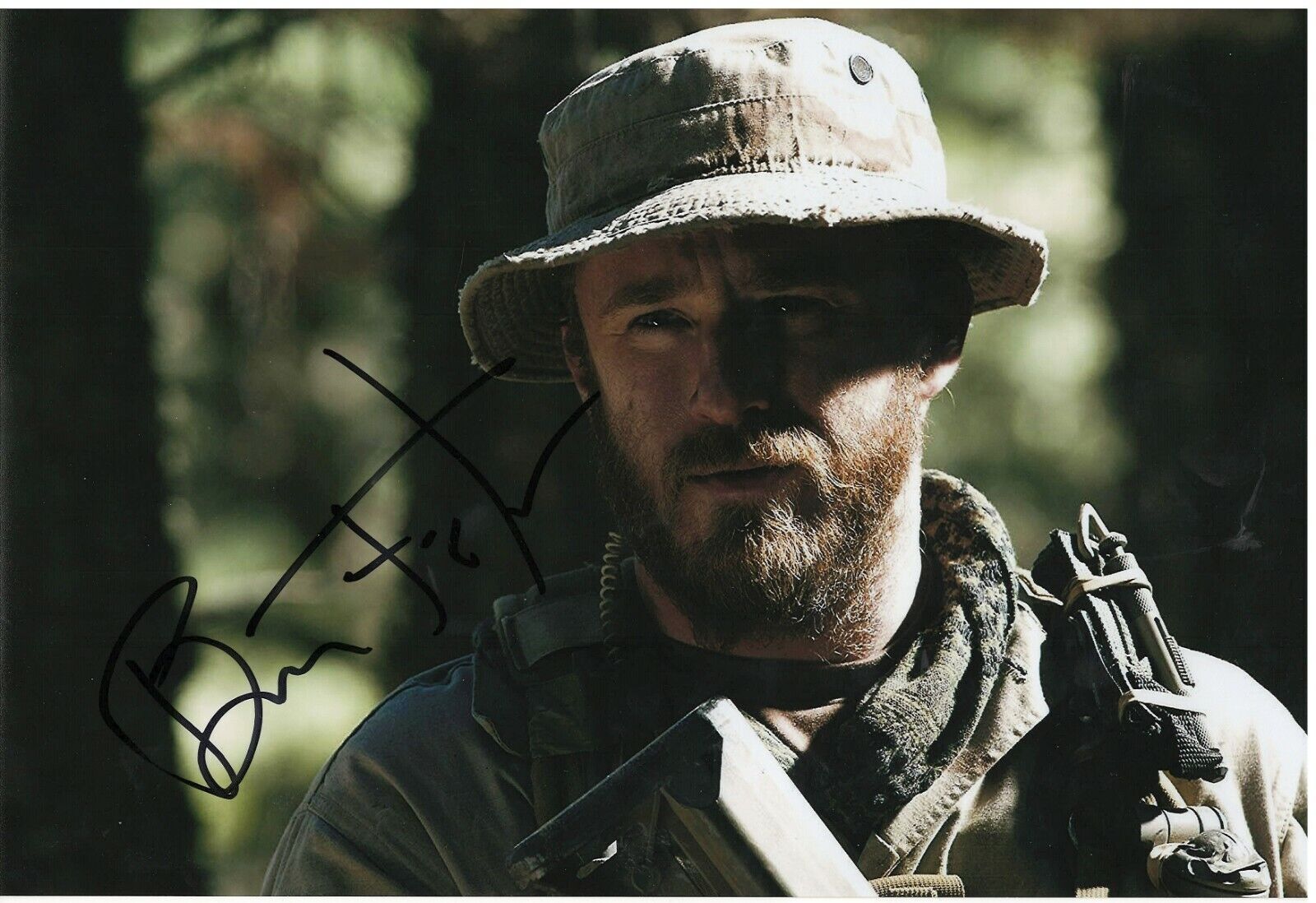 BEN FOSTER LONE SURVIVOR RARE SIGNED Photo Poster painting