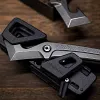 EDC iron ridge crowbar titanium alloy bottle opener multifunctional portable play emergency decompression toy equipment