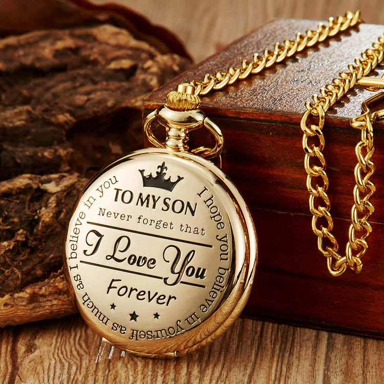 Memories of a Time -- Quartz Pocket Chain Watch