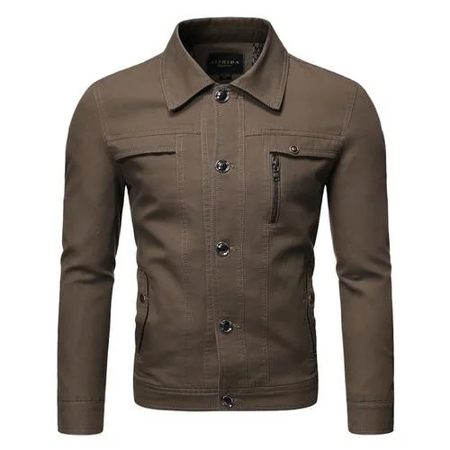 New Autumn Men's Jackets Fashion Military Jacket Men Coats Slim Fit Casual Male Outerwear Chaqueta Hombre | EGEMISS