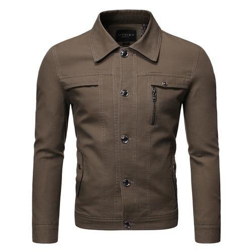 New Autumn Men's Jackets Fashion Military Jacket Men Coats Slim Fit Casual Male Outerwear Chaqueta Hombre | EGEMISS