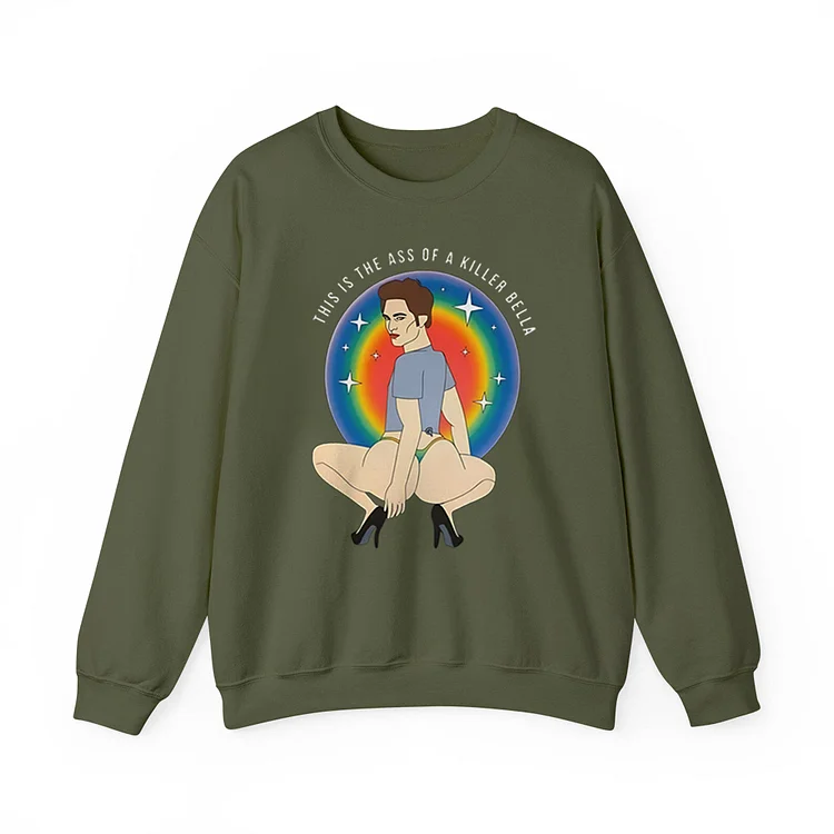 Teecade Teecade This Is The Ass Of A Killer Bella Sweatshirt