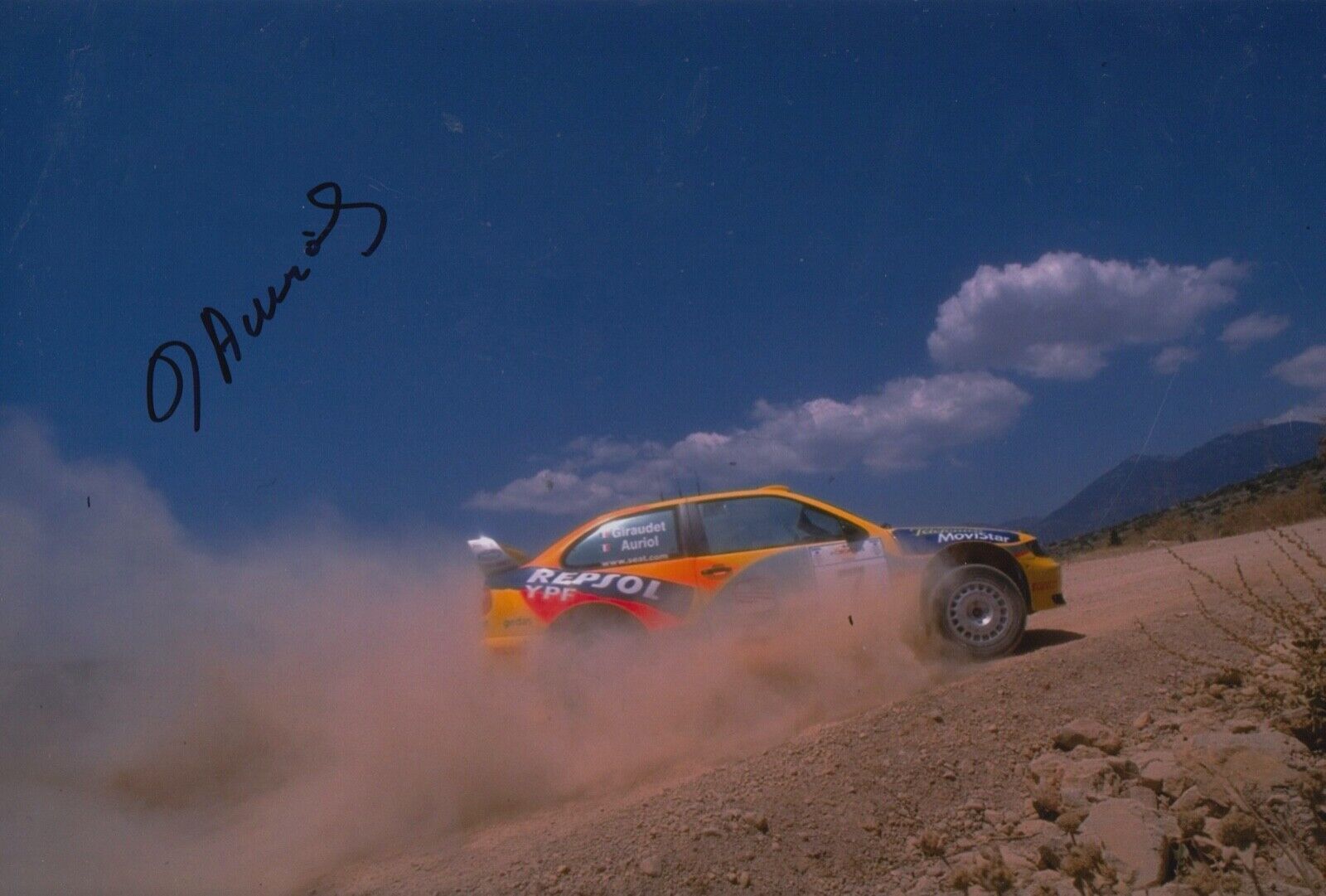 Didier Auriol Hand Signed 12x8 Photo Poster painting - Rally Autograph 13.