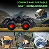 80x80 Outdoor Binoculars HD Night Vision Telescope Compact Red Film Binoculars
