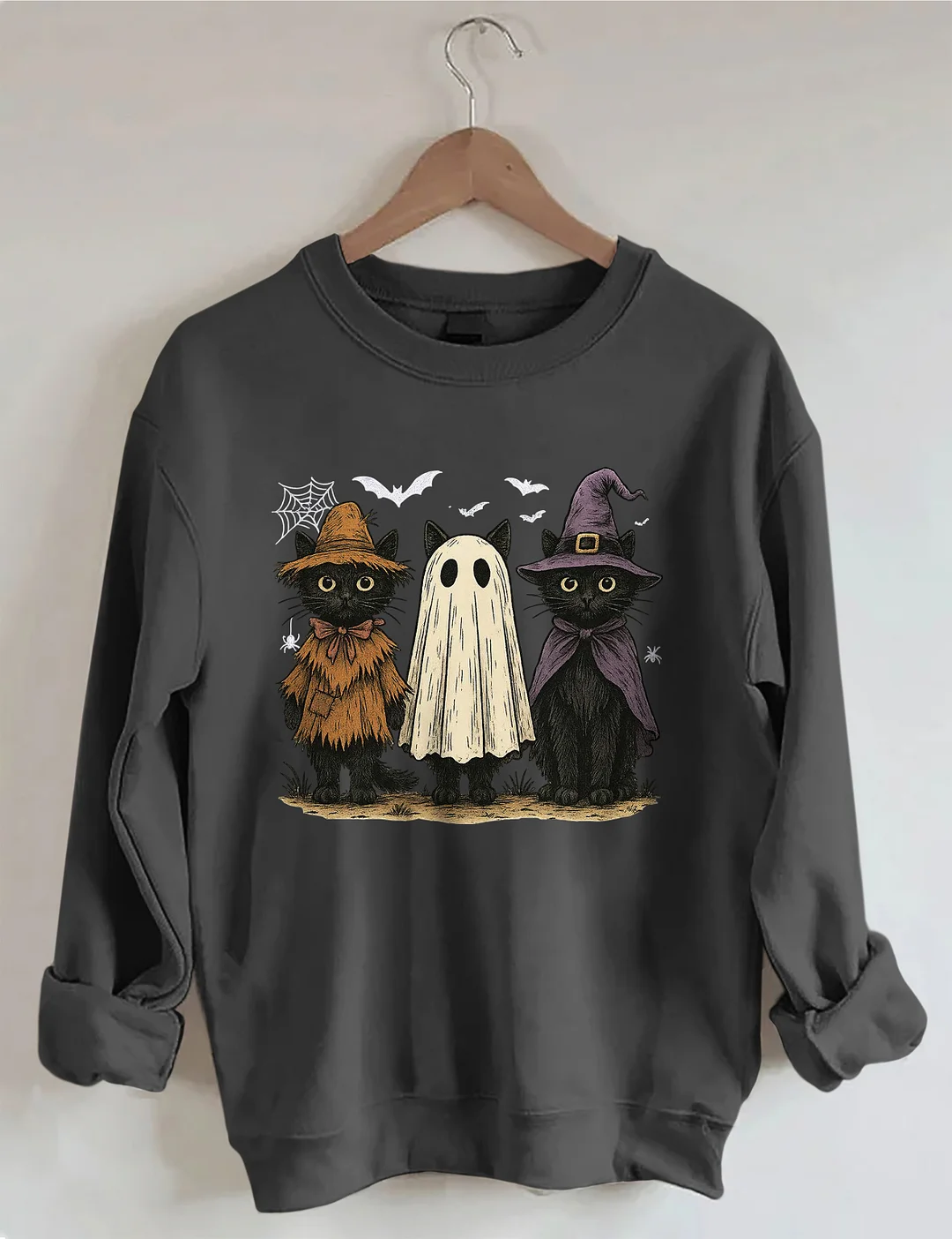  Halloween Cat Sweatshirt