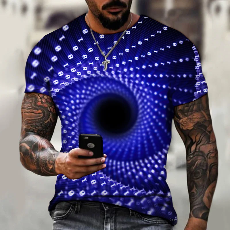 Men's 3D Print Short Sleeve T-shirt
