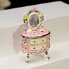Home Furnishing Four-Piece Set: Enamel Jewelry Box