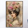 (40*60cm)Flower Beauty - Full Round Drill Diamond Painting
