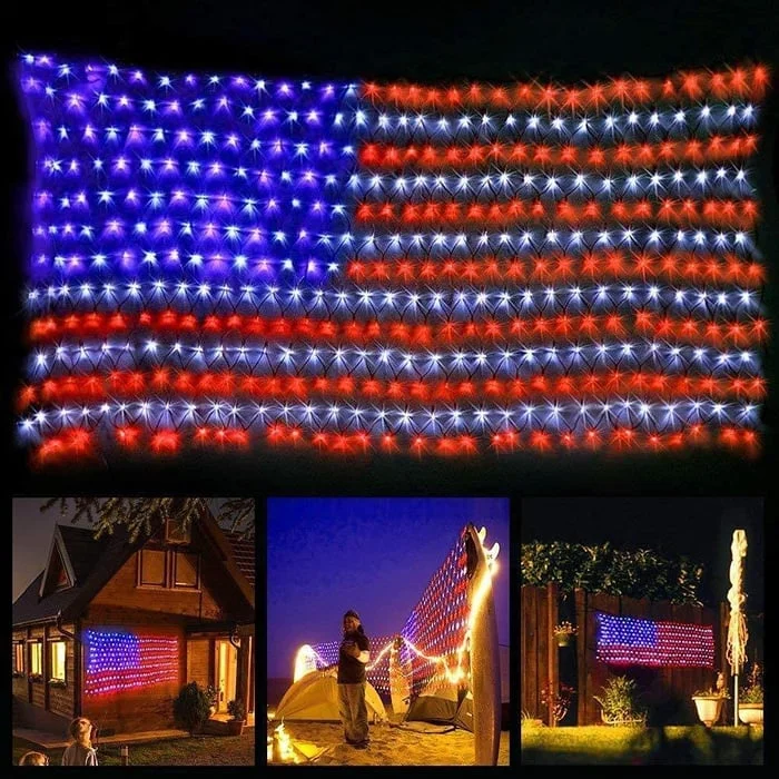 American Flag LED Lights