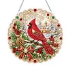 XMAS DIY Acrylic Special Shape Diamond Painting Hanging Pendant Hanging Kit