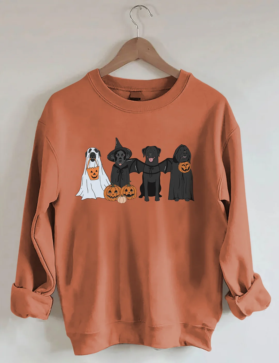 Black Labrador Halloween Sweatshirt
