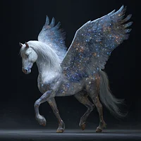 Starry-maned Pegasus - Diamond Painting