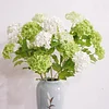 Real Touch Moisture 3 Stems Snowball Hydrangea Artificial Flower