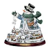 Mid-year Promotion 4Pcs/set Diamond Painting-DIY Full Round Drill Christmas Snowman(30*30cm)