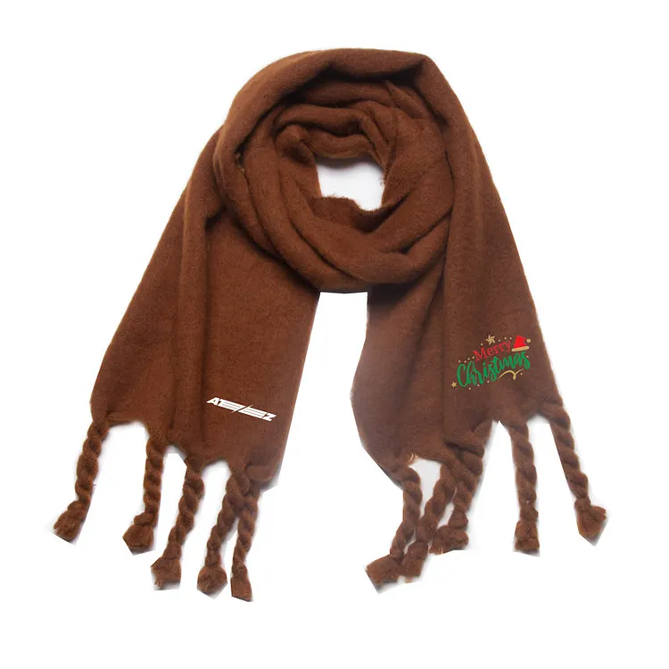ATEEZ Christmas Printed Scarf