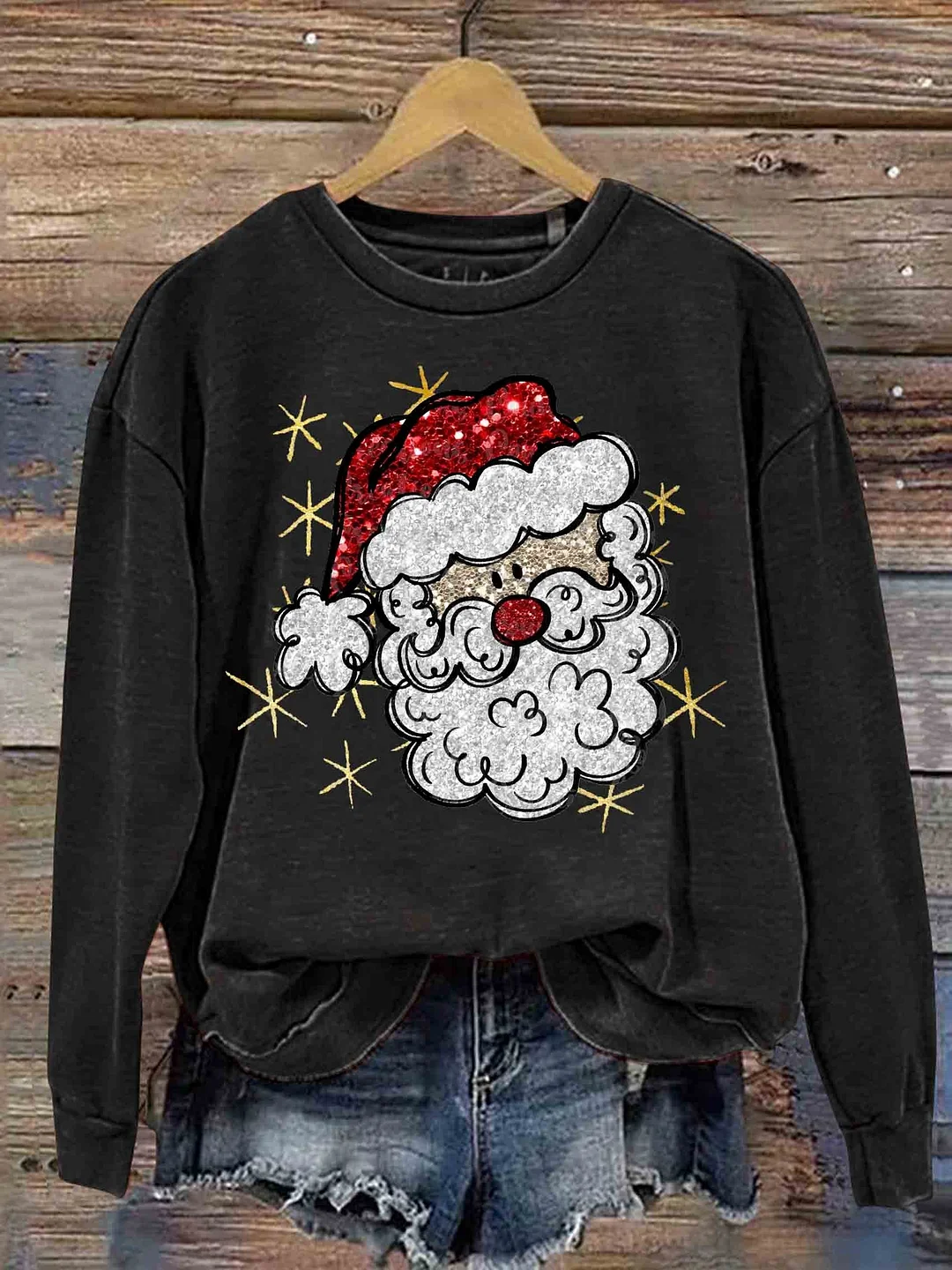 Santa Claus Christmas Casual  Sweatshirt