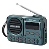Portable FM Radio with LED Display Digital Radio Recorder BT 5.4 Radio Speaker