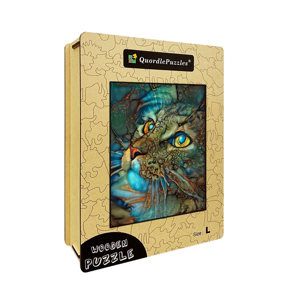 Melancholy Cat Jigsaw Wooden Jigsaw Puzzles