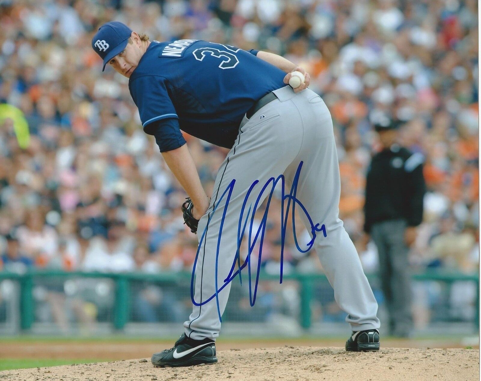 **GFA Tampa Bay Rays *JEFF NIEMANN* Signed 8x10 Photo Poster painting AD4 COA**