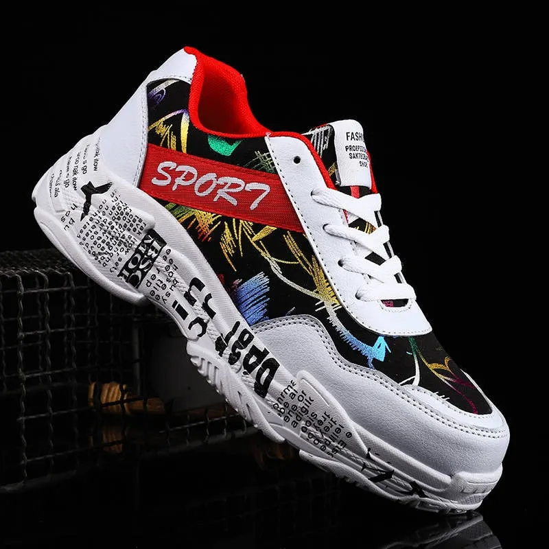2019 KAMUCC Autumn Vintage Sneakers Men Breathable Mesh Casual Shoes Men Comfortable Fashion Tenis Masculino Adulto Sneakers
