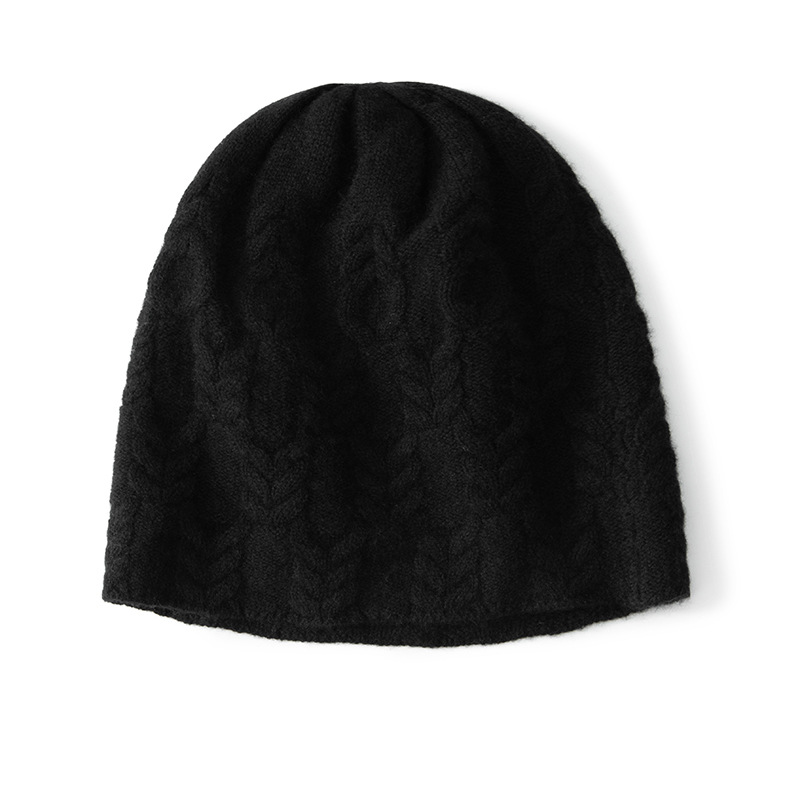 100% Cashmere Slouchy Beanie Classic Style REAL SILK LIFE