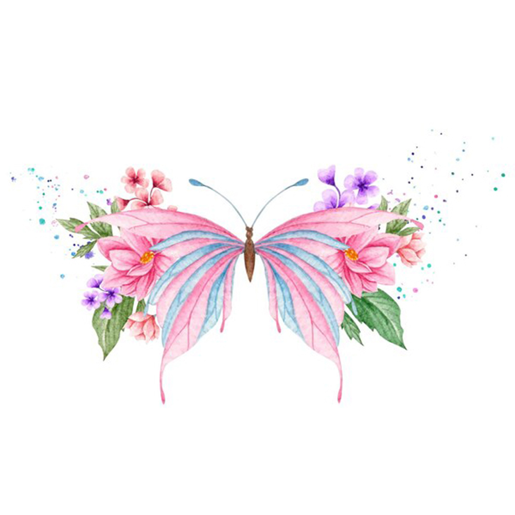 

Butterfly - 11CT Stamped Cross Stitch - 60*35CM (Big Size), 501 Original