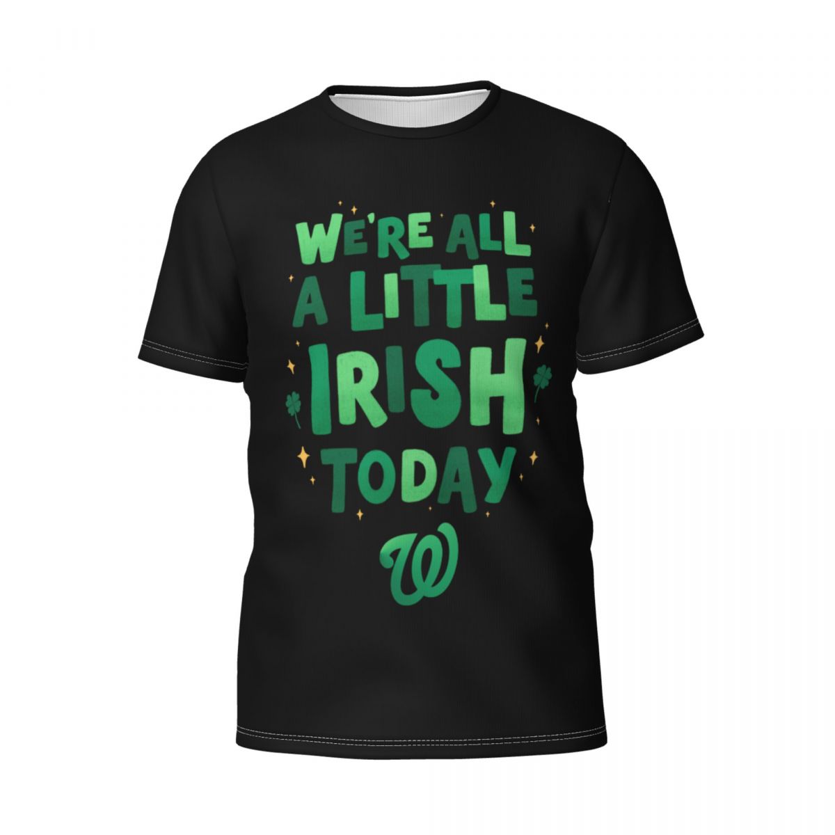 Washington Nationals We're All A Little Irish Today Men's Short Sleeve Shirt