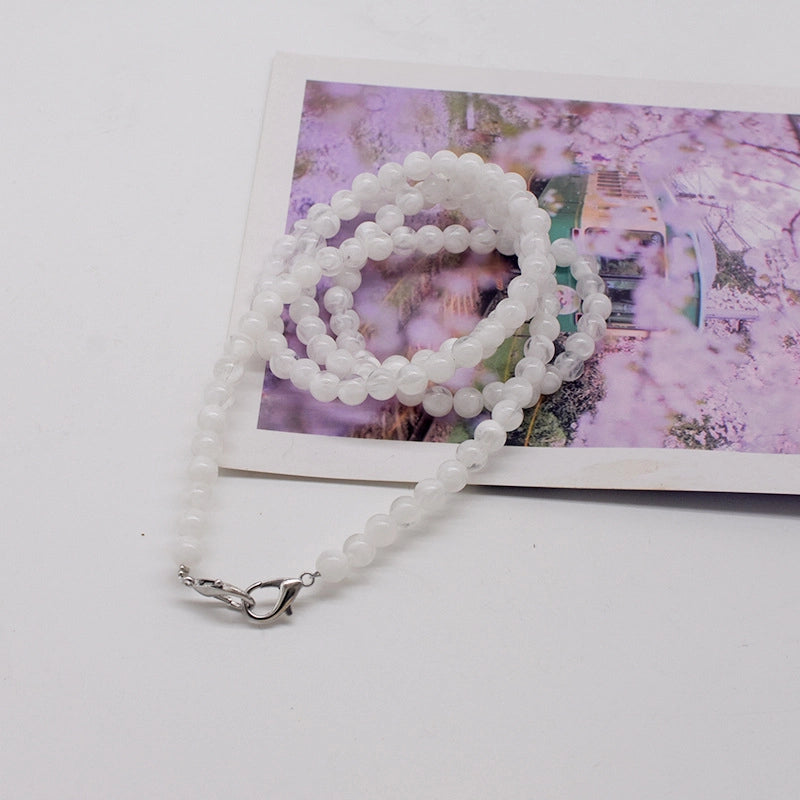 Arylic Color Block Solid Color Bag Chain