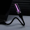 Colorful plug-in mini USB glass bottle night light for car, dormitory, desktop, creative car ambient light