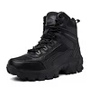 Dallader Men's Waterproof Side Zipper Outdoor Combat Boots 