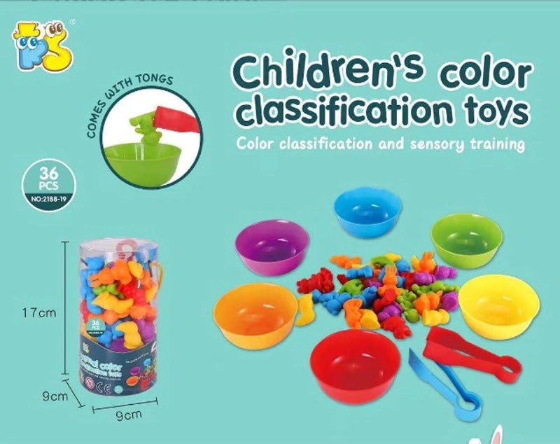 Cute Solid Color Children’s Classification Cognitive Early Education Toys