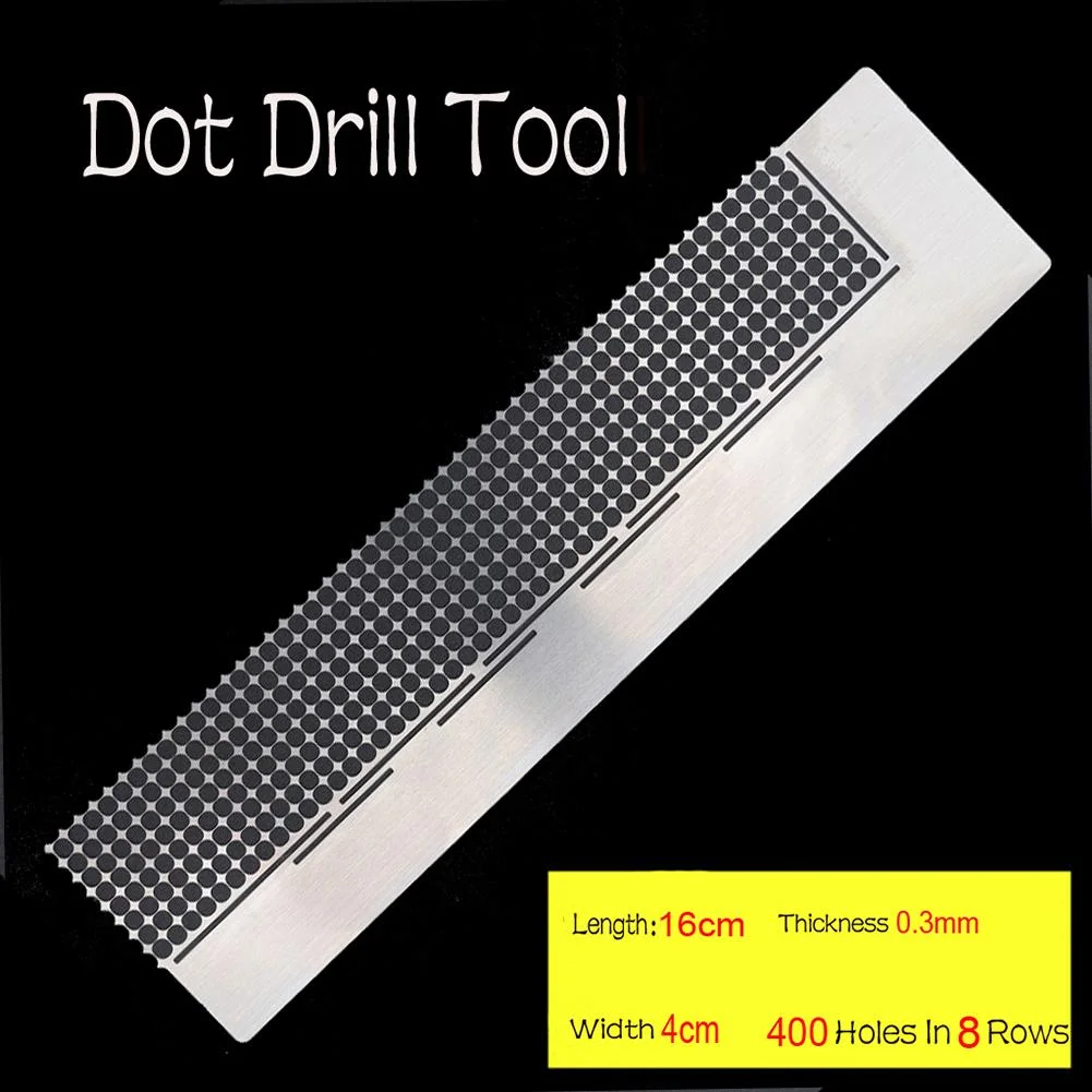 Stainless Steel Diamond Painting Paste Sticker Dot Rhinestone Point Ruler