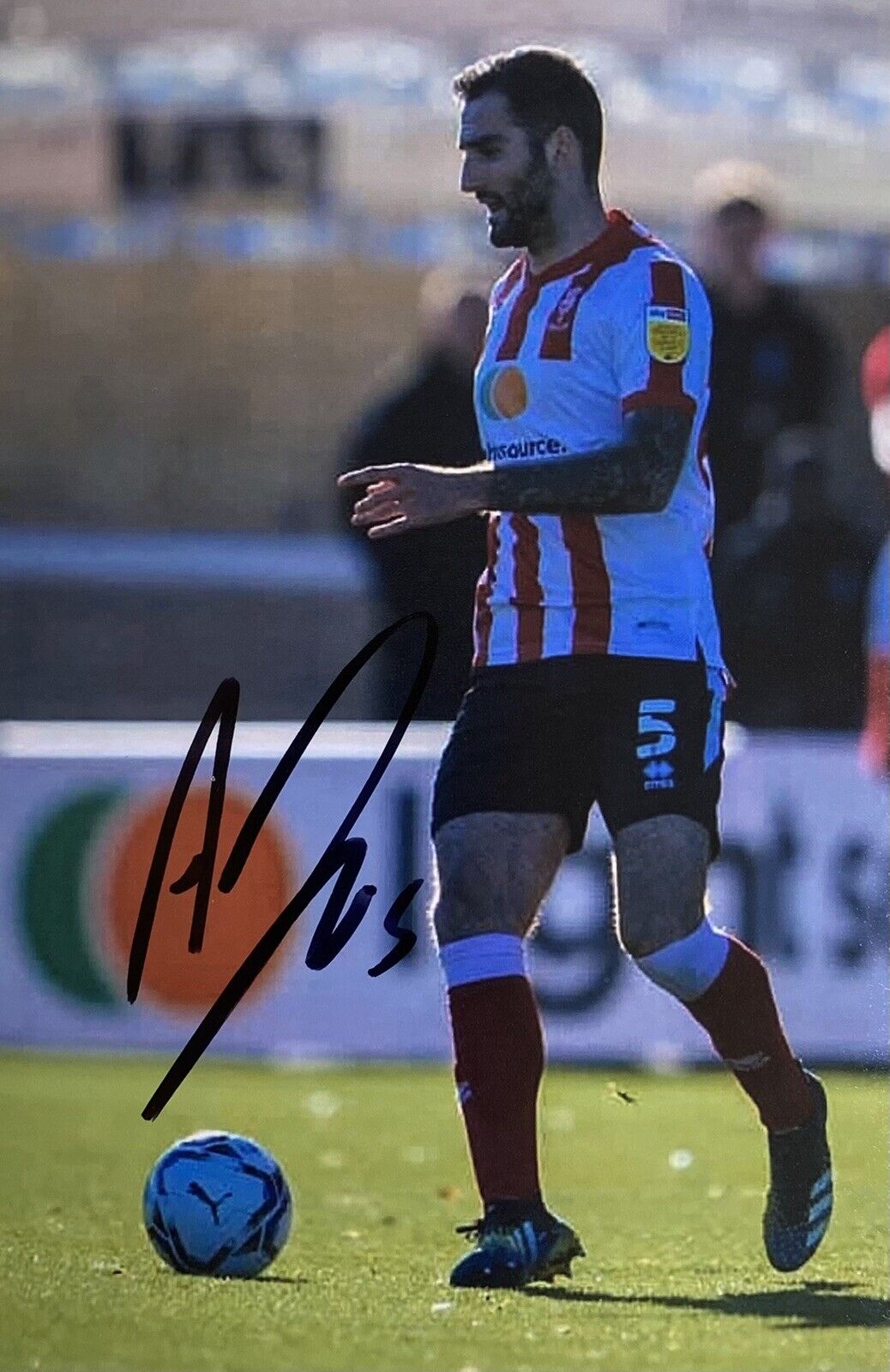 Adam Jackson Genuine Hand Signed Lincoln City 6X4 Photo Poster painting