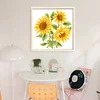 Sunflower - 9CT Partial Beaded Cross Stitch Kit(19x19cm)