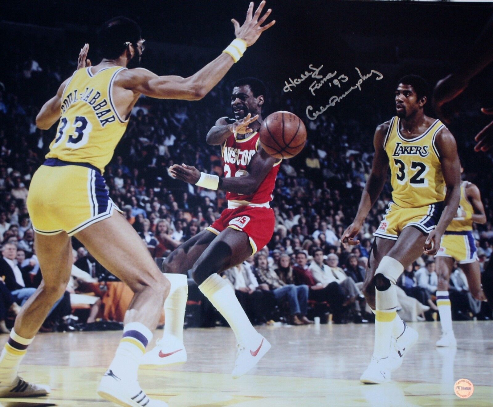 Autographed Calvin Murphy Houston Rockets 16x20 Photo Poster painting - w/COA