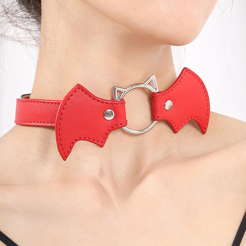 Devil Wings Collar Bat Choker For Couple Sexy Game