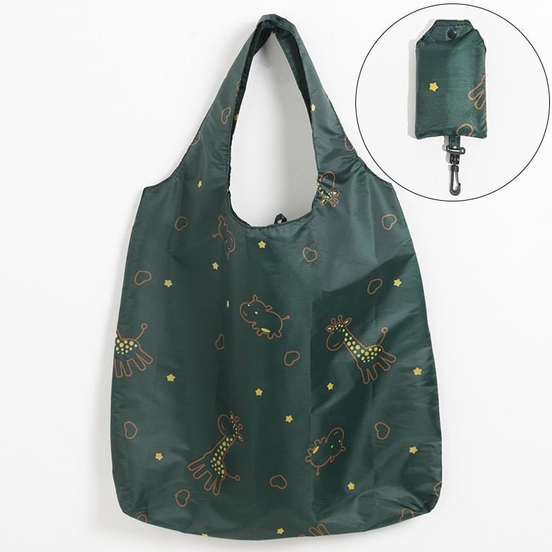 Multi Color Folding Shopping Bag Eco Friendly Ladies Gift Foldable Reusable Tote Bag Portable Travel Shoulder Bag Premium