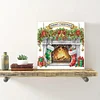 Fireplace - Diamond Painting - Full Round Drill (Canvas|30*30cm)