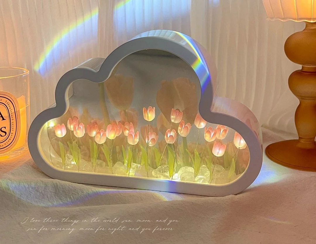 TulLight ™ - DIY Tulip Cloud Light with Three-dimensional effect