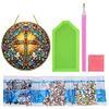 DIY Double Sided Effect  Special Shaped Cross Hanging Diamond Art Kit
