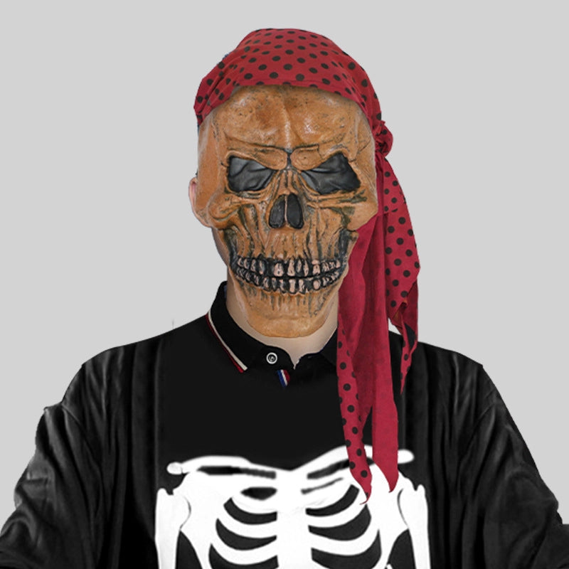 Vintage Style Exaggerated Funny Skull Pvc Halloween Unisex