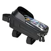 PU Hard Shell Bicycle Front Frame Bag Waterproof Touch Screen Handlebar Holder