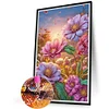 (40*60cm)Flower - Full Round Drill Diamond Painting
