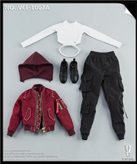 VERYOOL VCL-1007 1/6 Female Trendy Jackets Suits Soldier Clothes Model Fit 12'' Action Figure Body Dolls-aliexpress