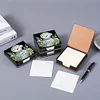 Diamond Painting Snowman Leather Notecard Box Gem Art Sticky Note Holder