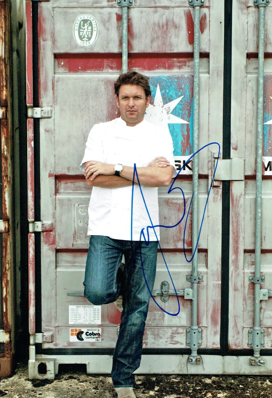 James MARTIN Saturday Kitchen TV Chef SIGNED Autograph 10x8 Photo Poster painting AFTAL RD COA