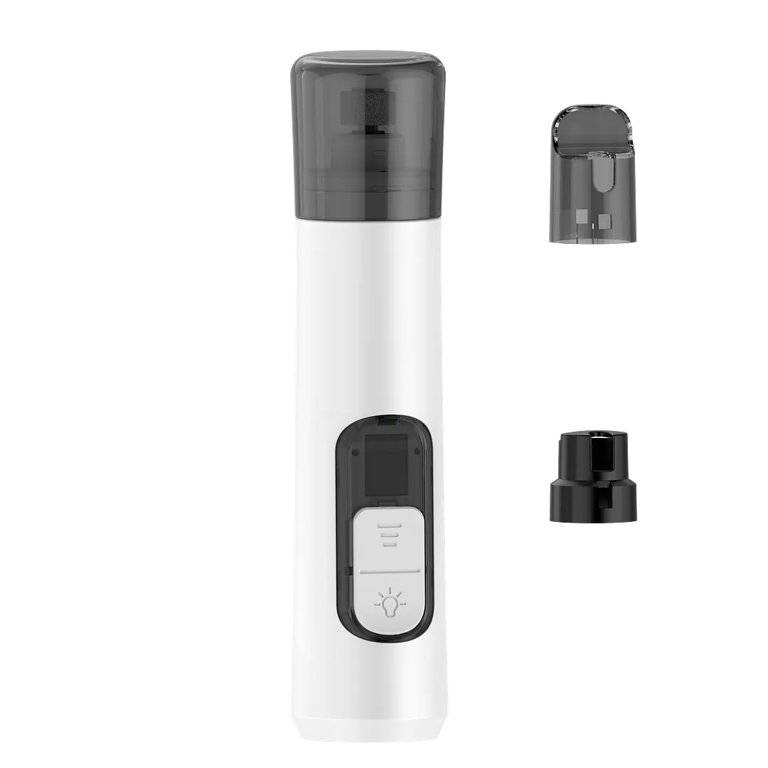 BEBANG Rechargeable 6-Speed Dog Nail Grinder, Pet Nail Trimmer with LED Display & 2 LED Lights, 3 Grinding Bits, No Over-Cutting, Stress-Free Grooming for Dogs, Cats & All Sensitive Pets
