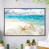>SALE<(DE0492) 5D DIY Full Drill Diamond Painting Cross Stitch Kit (Sandy Beach-k533) 20X30cm