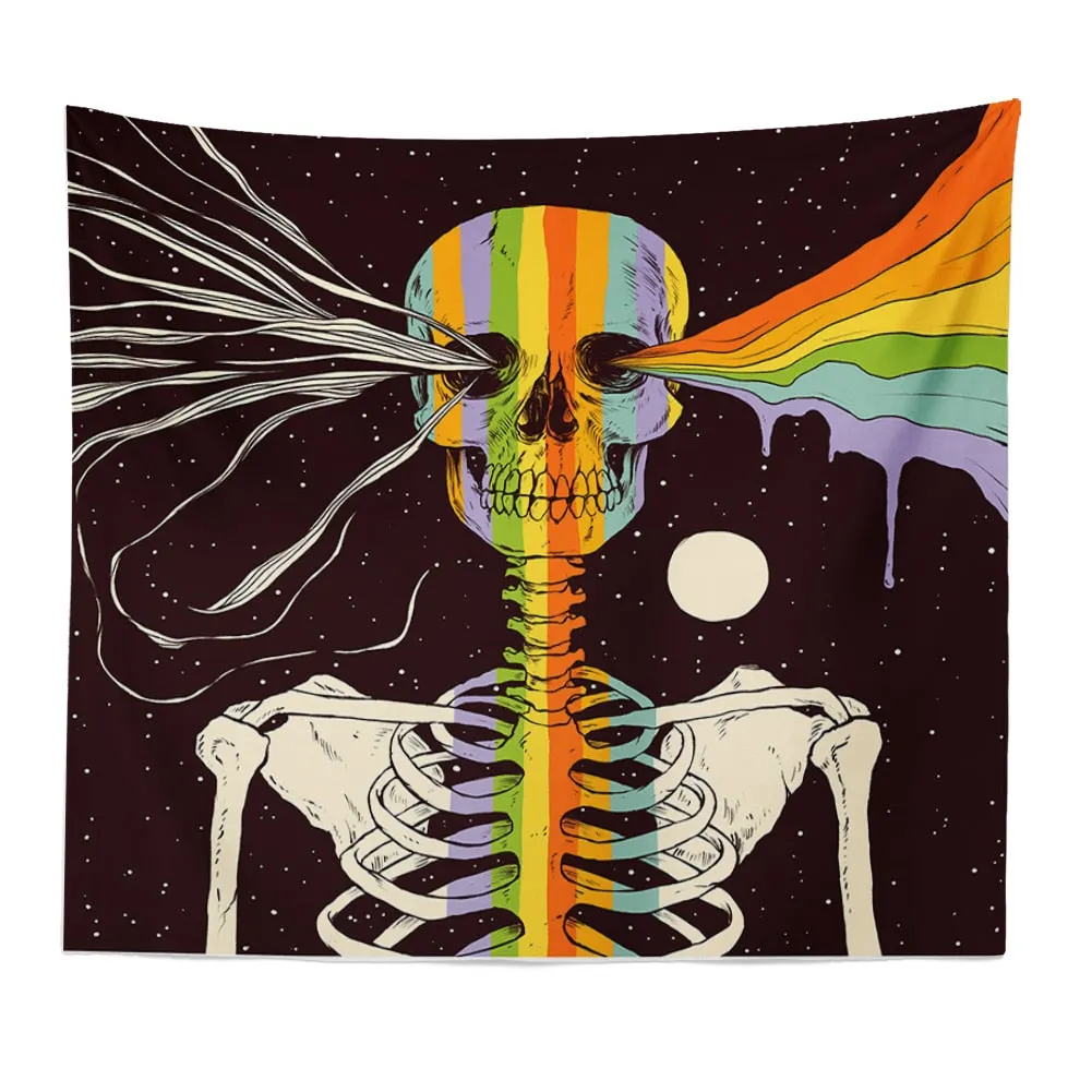 Spaceman Astronaut Wall Hanging Tapestry Hippie Psychedelic Polyestry Printed Tapestries Bedroom Background Decor Wall Carpet