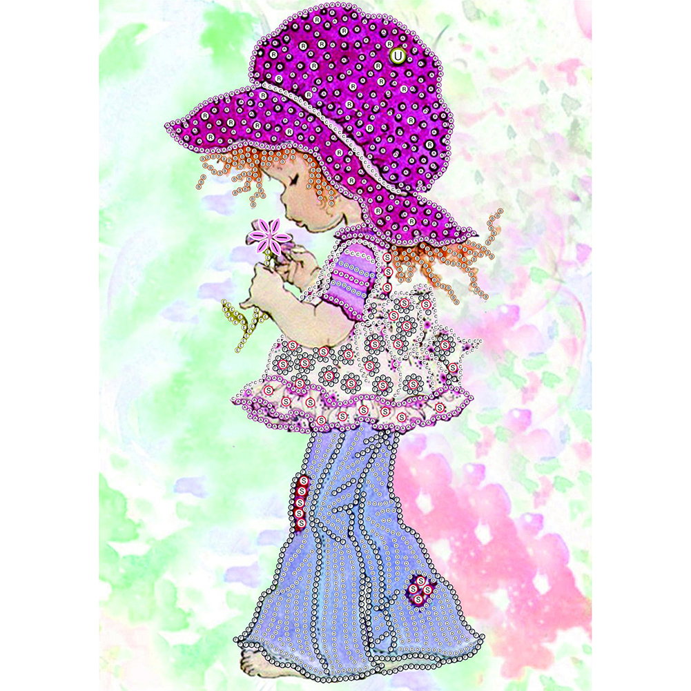 

Little Girl - Special Shaped Diamond Painting - 30*40CM, 501 Original